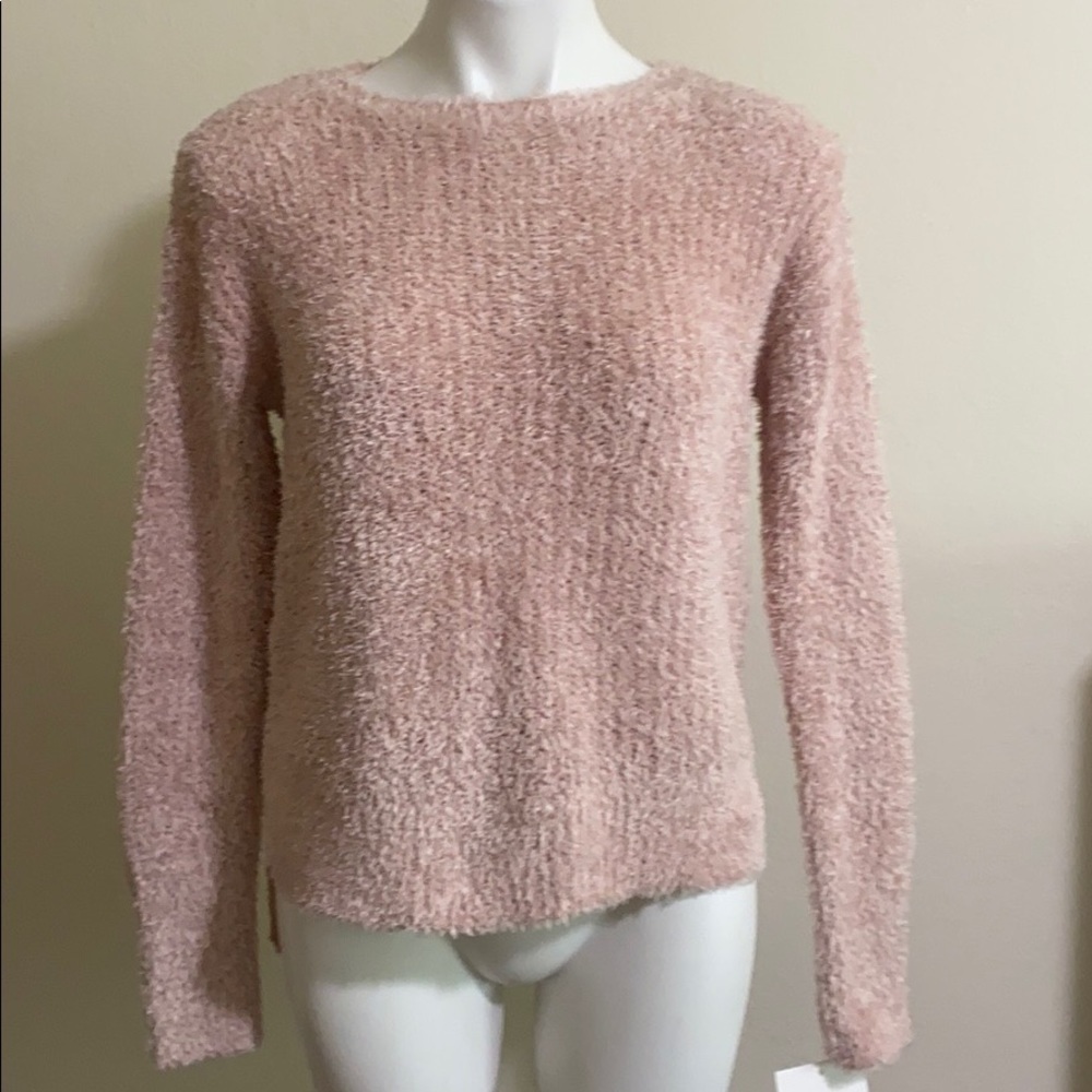 ELLEN TRACY Downtown glam pink sweater size S